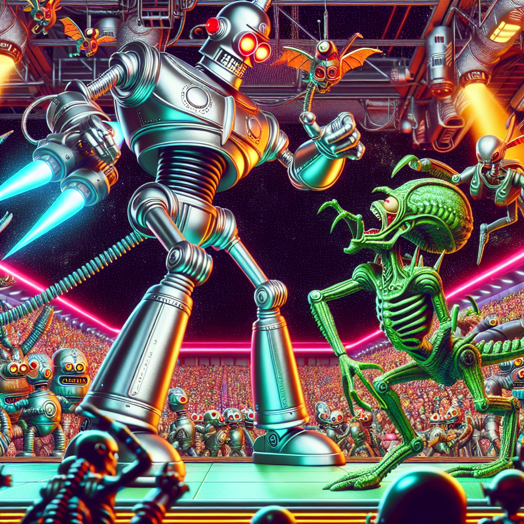 Robot vs Alien